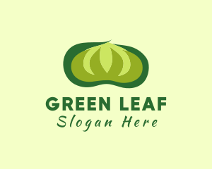 Green Cotton Plant logo design