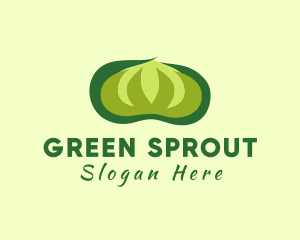 Green Cotton Plant logo design