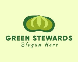 Green Cotton Plant logo design