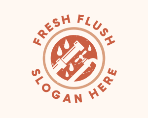 Faucet Plumbing Pipe  logo design