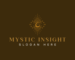 Stylish Eye Psychic logo