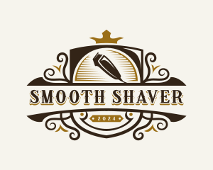 Trimmer Grooming Barbershop logo design