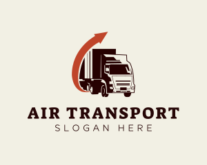 Arrow Freight Truck logo design