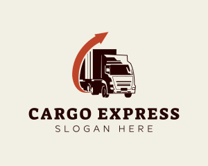 Arrow Freight Truck logo design