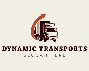 Arrow Freight Truck logo design