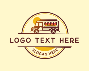 Food Truck Vehicle logo