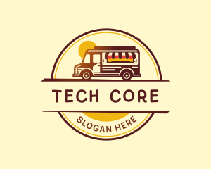 Food Truck Vehicle Logo