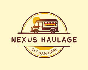 Food Truck Vehicle logo design