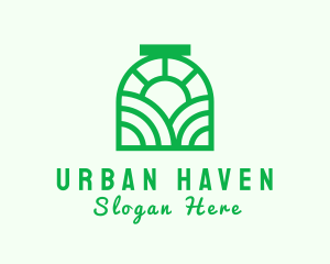 Organic Farm Window logo design