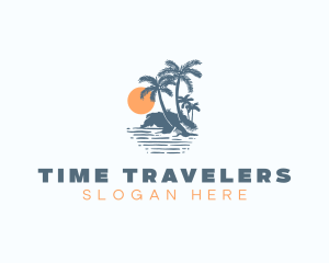 Beach Resort Travel logo design