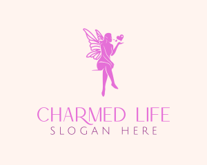 Pink Fairy Heart logo