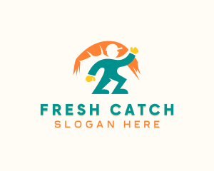 Fisherman Shrimp Seafood logo