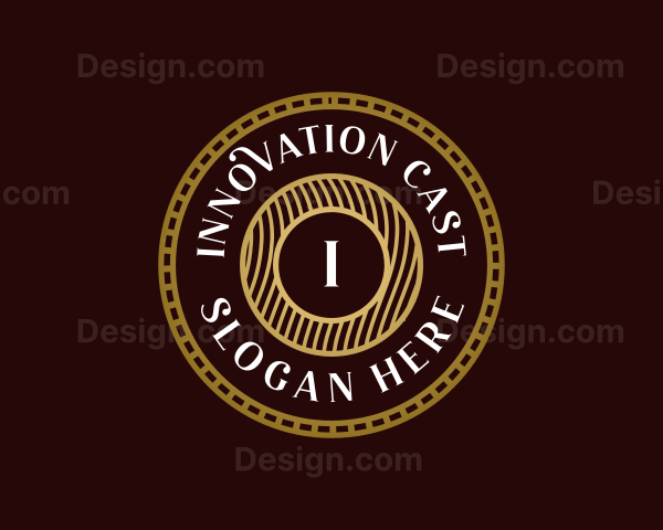 Elegant Hipster Medallion Logo