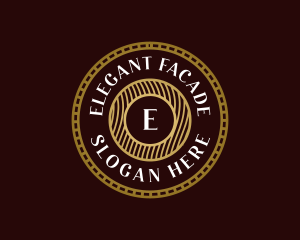 Elegant Hipster Medallion logo design