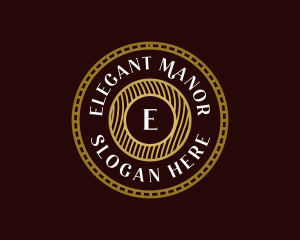 Elegant Hipster Medallion logo design