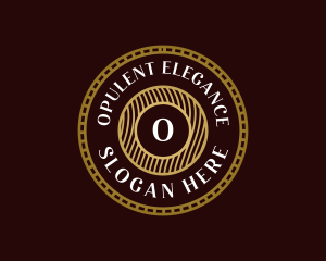 Elegant Hipster Medallion logo design
