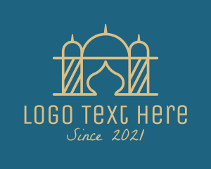 Bronze Mosque Outline logo