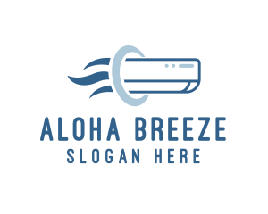 Aircon Cooling Breeze logo design