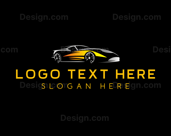 Racing Car Automobile Logo