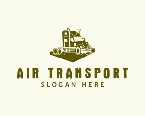 Logistics Freight Truck logo design