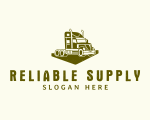 Logistics Freight Truck logo