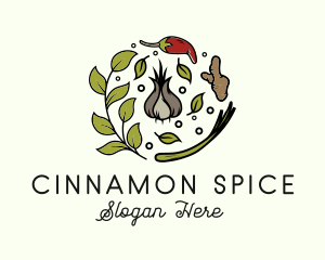 Natural Spice Ingredients logo design