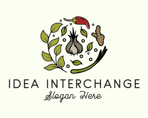 Natural Spice Ingredients logo design