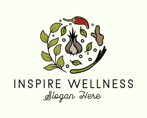 Natural Spice Ingredients logo design