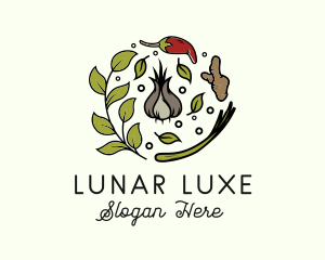 Natural Spice Ingredients logo design