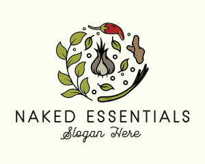 Natural Spice Ingredients logo design