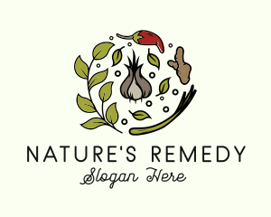 Natural Spice Ingredients logo design