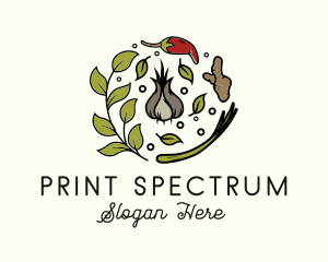 Natural Spice Ingredients logo design