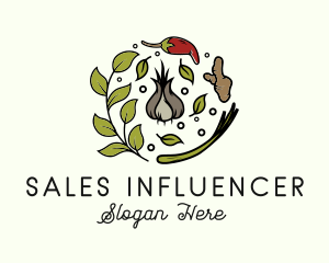 Natural Spice Ingredients logo design