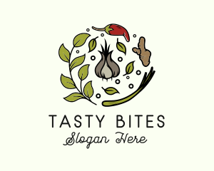 Natural Spice Ingredients logo design