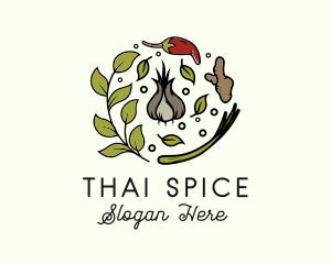 Natural Spice Ingredients logo design