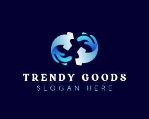 Clothing Laundry Apparel logo design