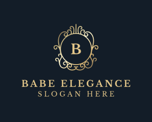 Expensive Luxury Ornament logo design