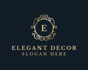 Expensive Luxury Ornament logo design