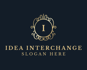 Expensive Luxury Ornament logo design