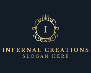 Expensive Luxury Ornament logo design