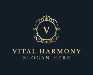 Expensive Luxury Ornament logo design