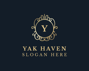 Expensive Luxury Ornament logo design