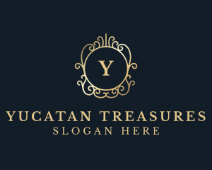 Expensive Luxury Ornament logo design