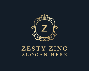 Expensive Luxury Ornament logo design