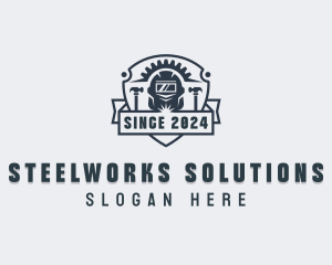 Industrial Welding Metalworks logo design