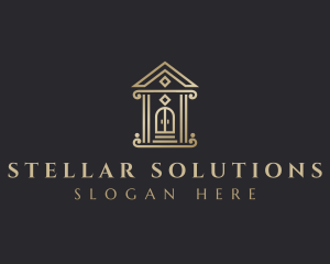 Pillar House Realty logo design