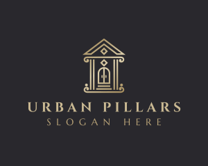 Pillar House Realty logo design