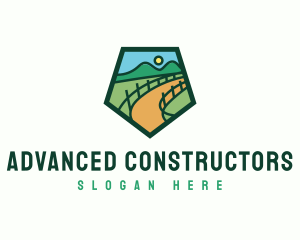 Farm Road Mountain logo design