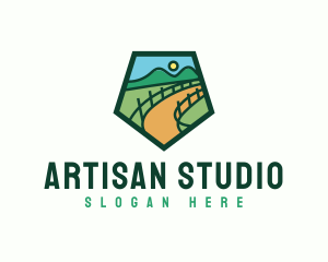 Farm Road Mountain logo design