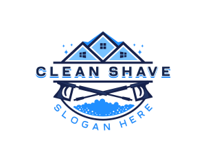 Home Power Washing Cleaning logo design